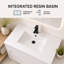 Meuble-lavabo autoportant standard simple Abaokoro