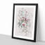 Pink Magnolia Blossom Tree - Picture Frame Painting Print-56859336-56859342