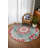 Gulustan Blue Oriental Machine Printed Cotton Polyester Area Rug-868989134