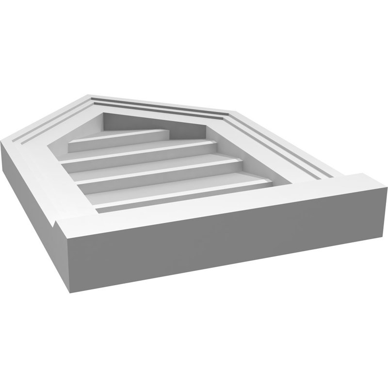 Ventilateur à pignon en uréthane non-fonctionnel Signature, H 18 po x l 12 po x P 2 po, 12/12