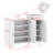 Shoe Cabinet With Adjustable Shelves, Solid Wood Legs, Arched Doors And Drawer, Storage Sideboard For Entryway, Living Room-59177733
