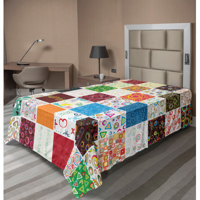 Ambesonne Autumn Top Flat Sheet Holiday Seasonal