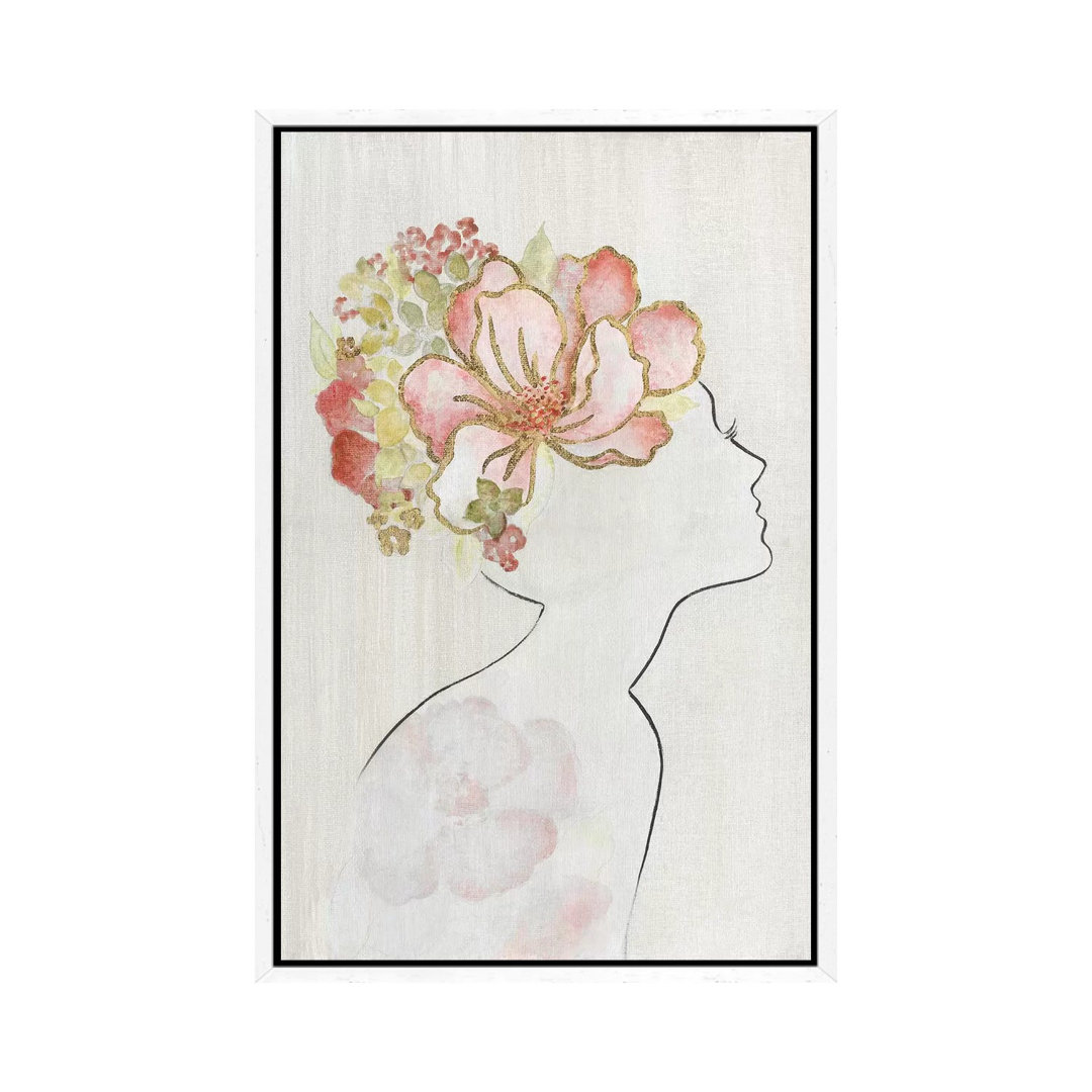 Fashion Floral Silhouette I von Tava Studios - Galerie-verpackte Leinwand Giclée