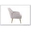 Fauteuil en sherpa moderne Mid-Century