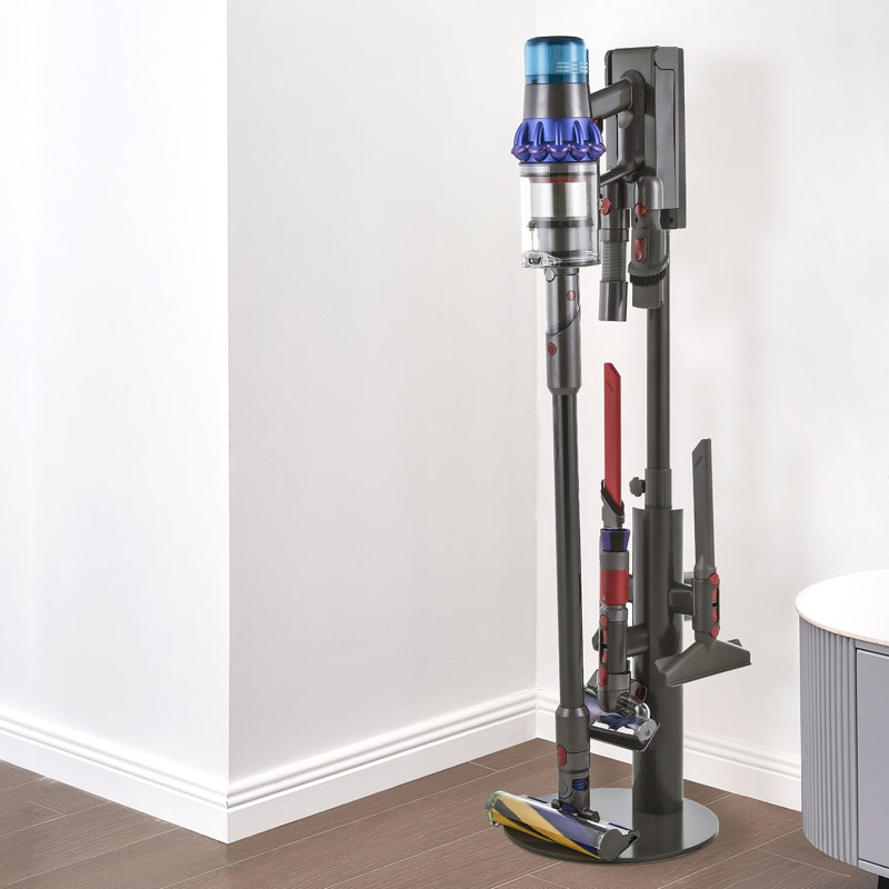 Vacuum Stand for Dyson Multi-Models Stable Storage Bracket Holder with 3 Clips