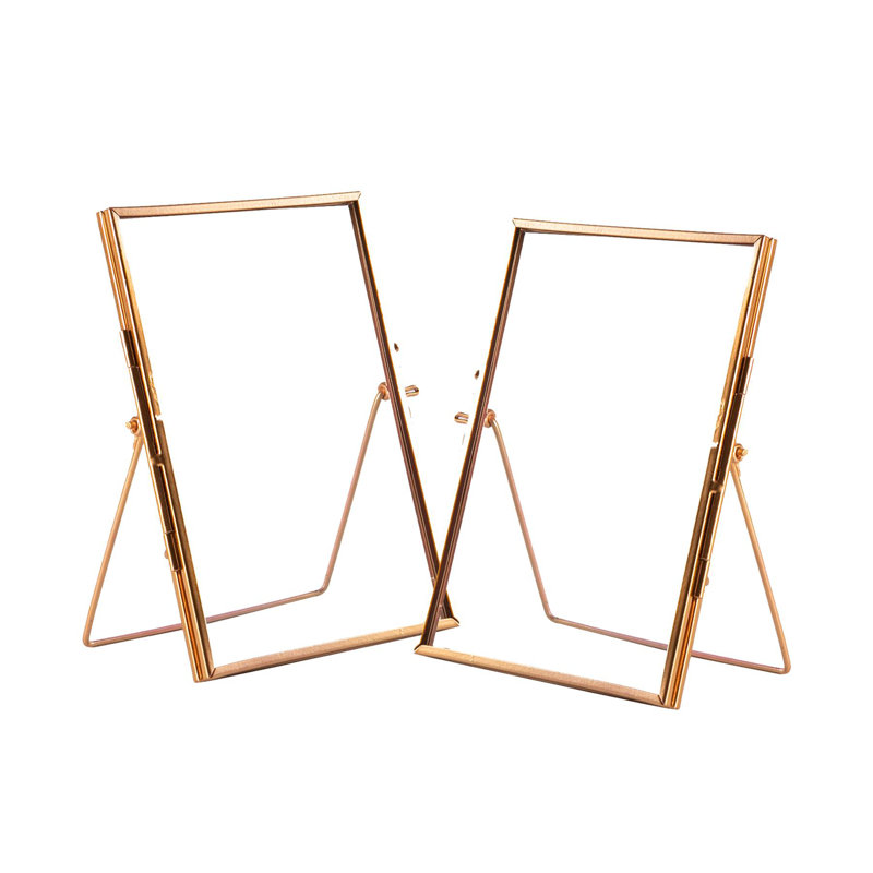 Nicola Spring - Standing Metal Picture Photo Frame, Rose Gold, 1, 19cm x 14cm