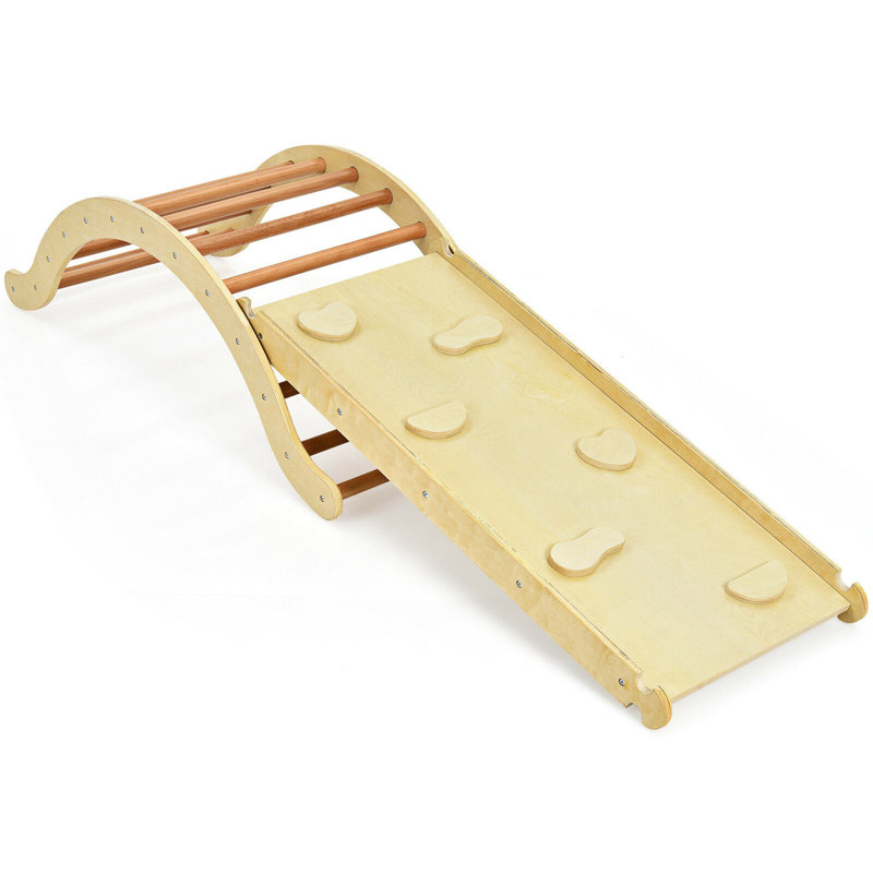 Gymax 75'' W Wood Climber