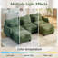 Canapé modulaire surdimensionné en L avec repose-pieds, causeuse inclinable en chenille moderne, canapé amovible, coussins à ressorts ensachés, canapé avec cadre en bois massif pour le bureau de la chambre à coucher, facile à installer-1572050468-1572050479