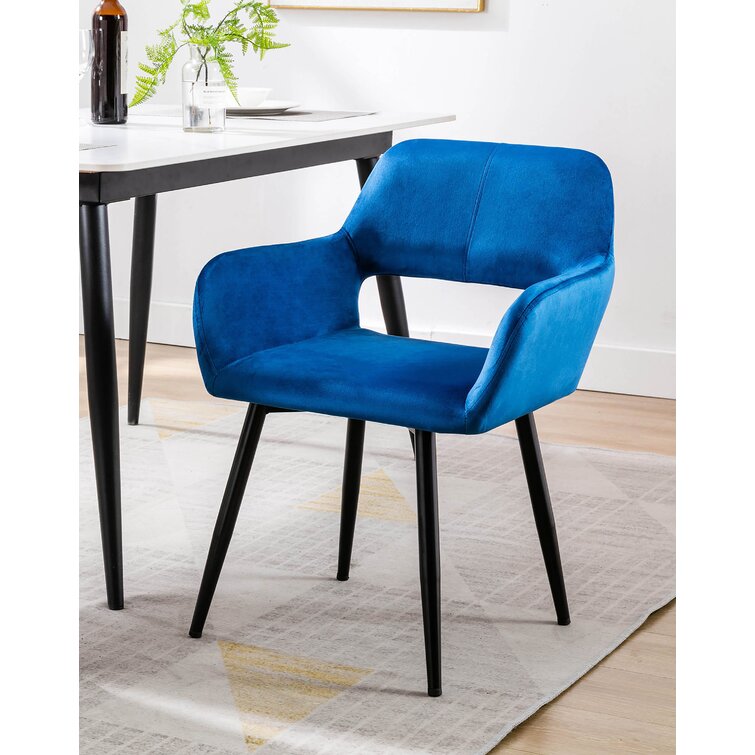 Badriya Velvet Upholstered Arm Chair