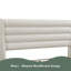 Lit plateforme tapissier avec tête de lit haute et tête de lit ondulée, tissu chenille de qualité supérieure, lit plateforme minimaliste moderne sans sommier, assemblage facile-1559569644