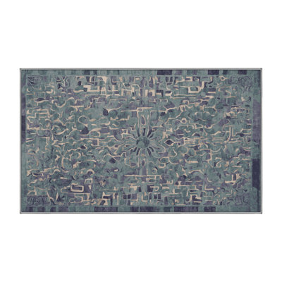 Machine Washable Gray Area Rug