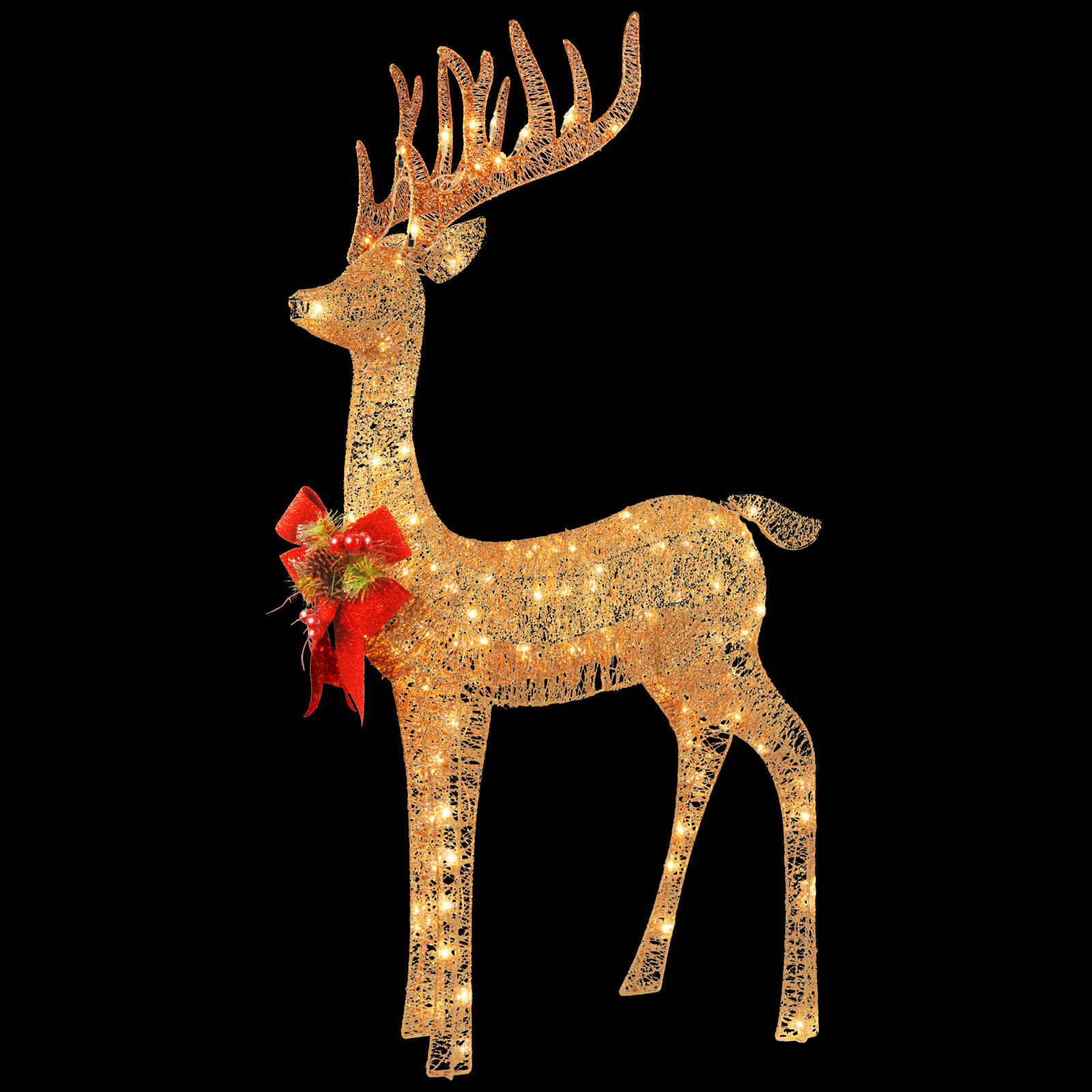 The Holiday Aisle® 48" Lighted Standing Reindeer