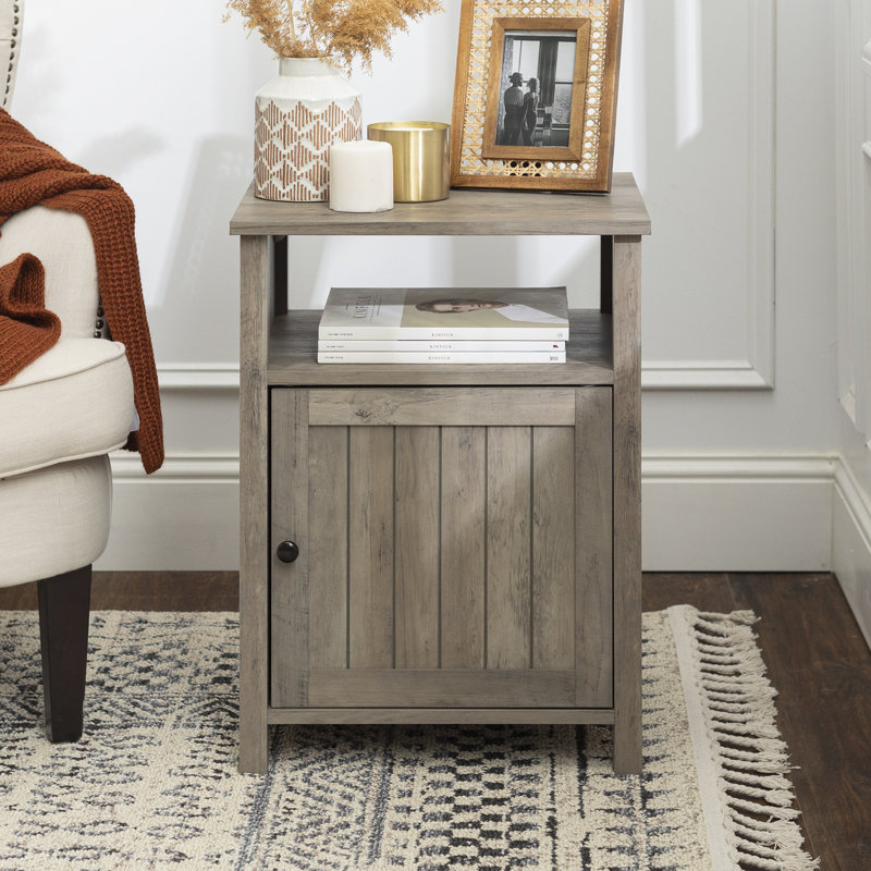 Thermopolis End Table, Grey Wash