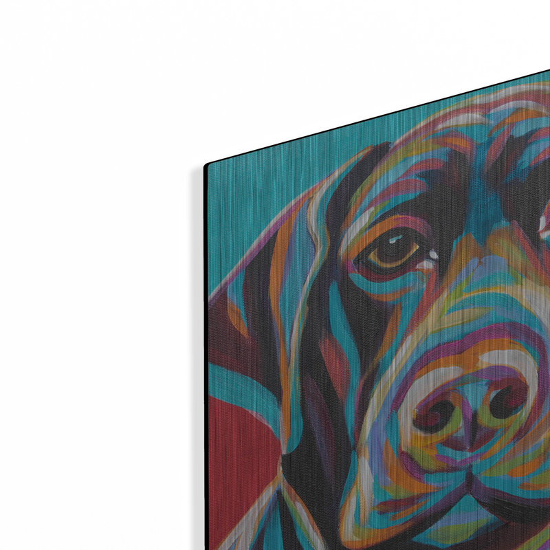 «Dog Friend II» par Carolee Vitaletti, H 12 po x l 12 po