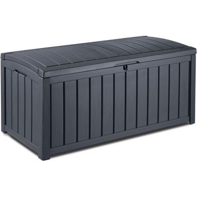 Keter Glenwood 390l Storage Box- Graphite/grey