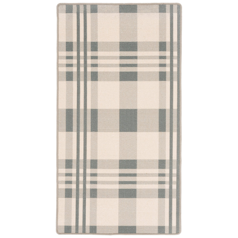 Natural Fiber 157 Sisal Pile Plaid Rug, Rectangle 2' x 3'