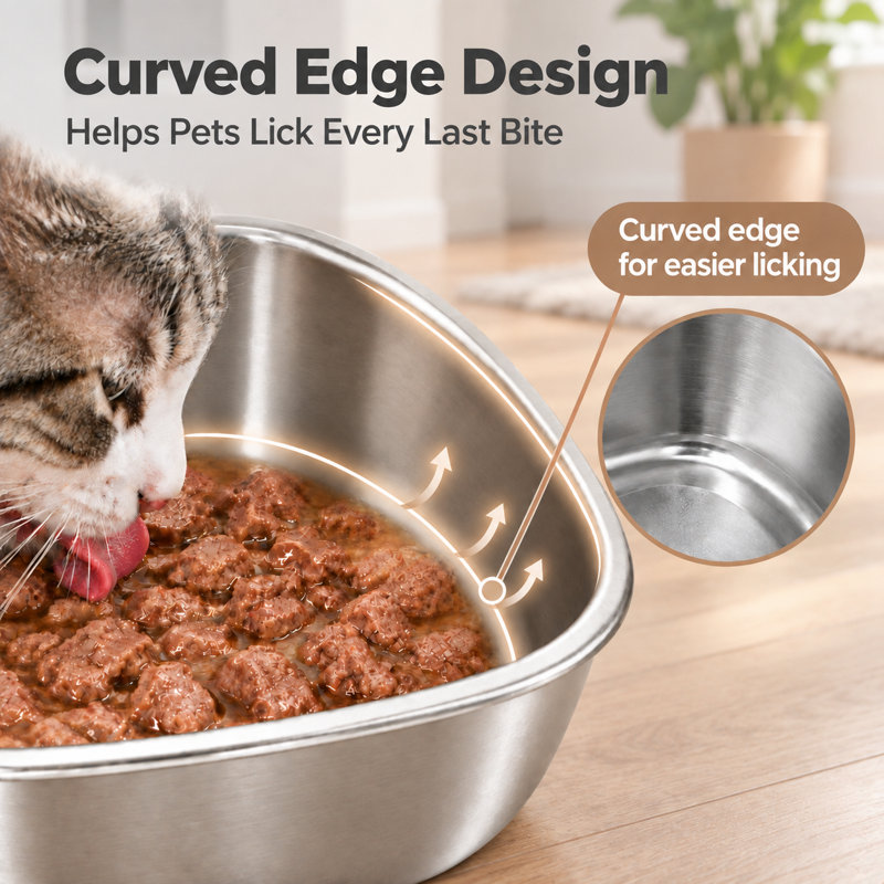 Set of 5 Replacement Stainless Steel Bowl Inserts for Smart Wet Food Feeder, 150g Capacity Each, Silver, Silver