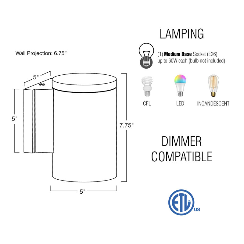 Kathee Steel Wall Light