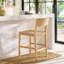 Tabouret de comptoir tissé Dutton-1061266534