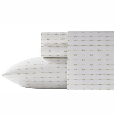 Tommy Bahama Printed Percale Cotton Sheet Set