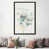 Toile encadrée de bois rustique foncé