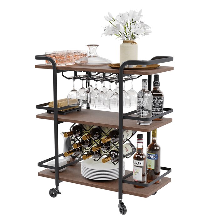 Jubao Metal Bar Cart & Reviews 