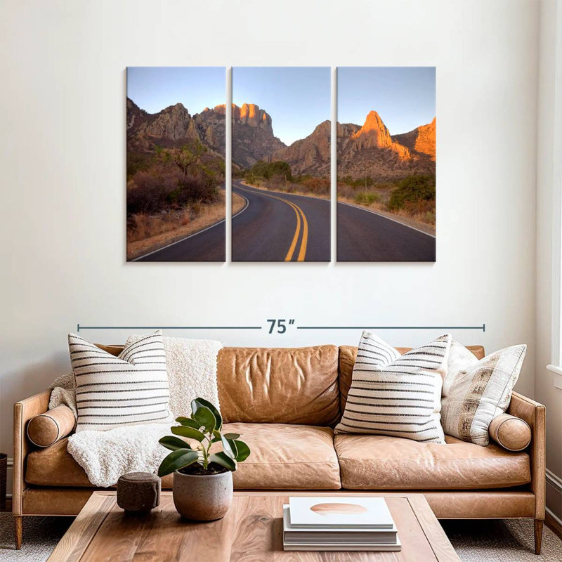 Mehar Texas Mountain Road, 36" H x 57" W