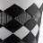 S/2 10/12" DIAMOND PLANTER W/ WOOD LEGS(KD)