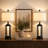Tatyanna 25.5" Black Bedside Table Lamp Set with USB Ports and Night Light, Built-in Outlet-625921702