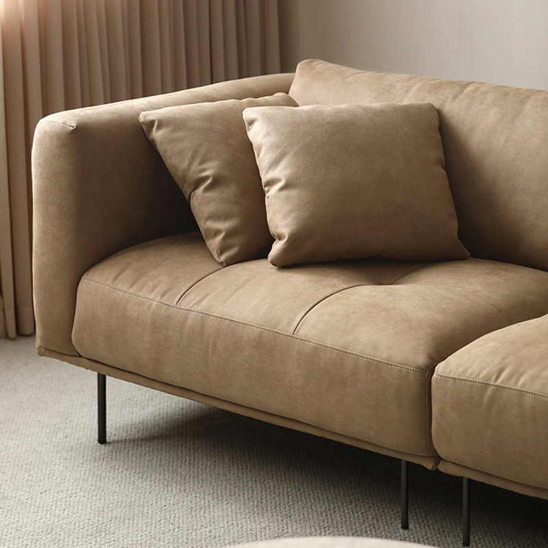 100% Polyester Modular Sofa cushion couch, 31.5" H x 110.24" W x 36.22" D, 4, Camel