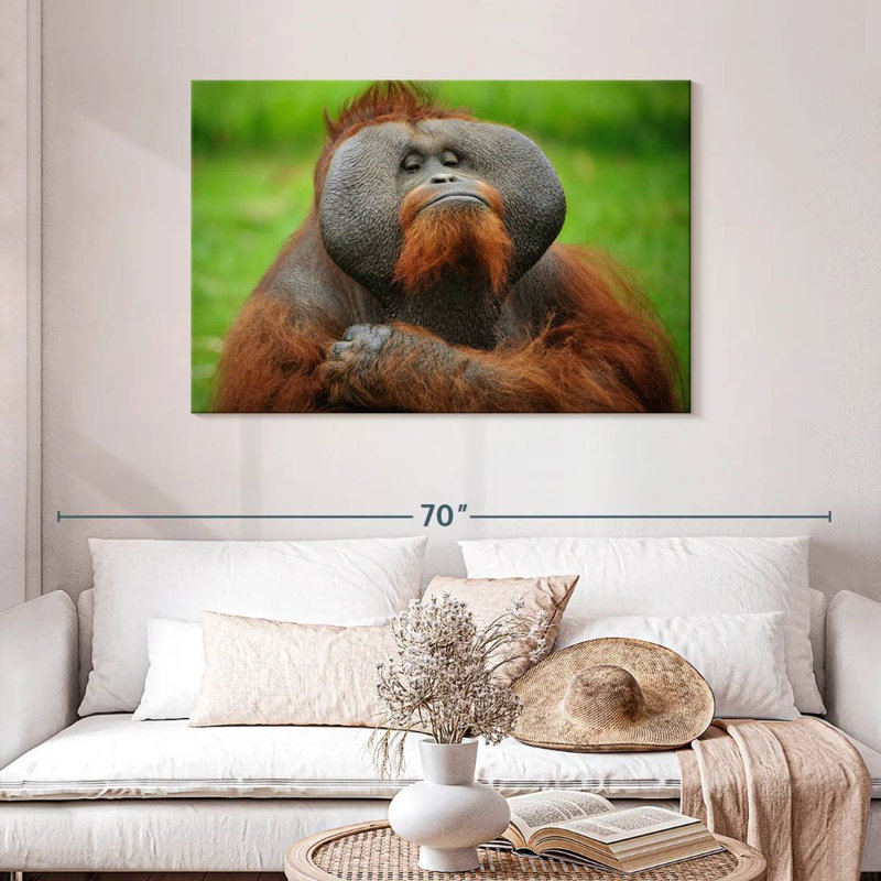 Bossy Orangutan, 30" H x 45" W