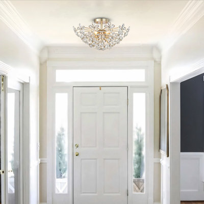 Lustre encastré 6 lumières 22,4 po Jody