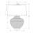 Table Lamp  - 26"H,, Black Metal