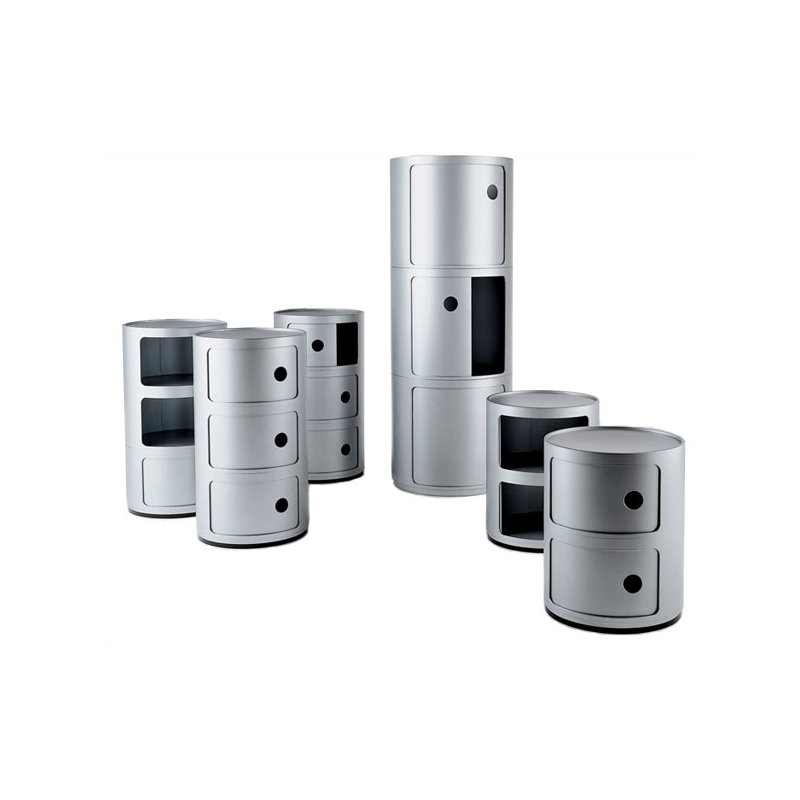 Componibili Decorative Box, Silver
