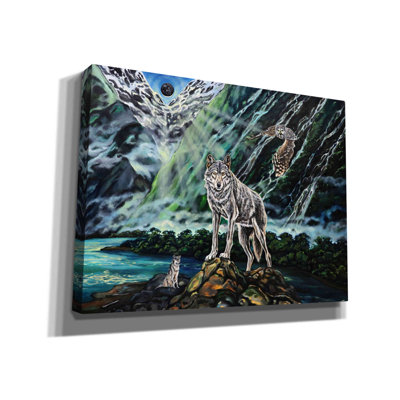 Art mural sur toile Trinx «Wolfpack The New Moon» par Jan Kasparec