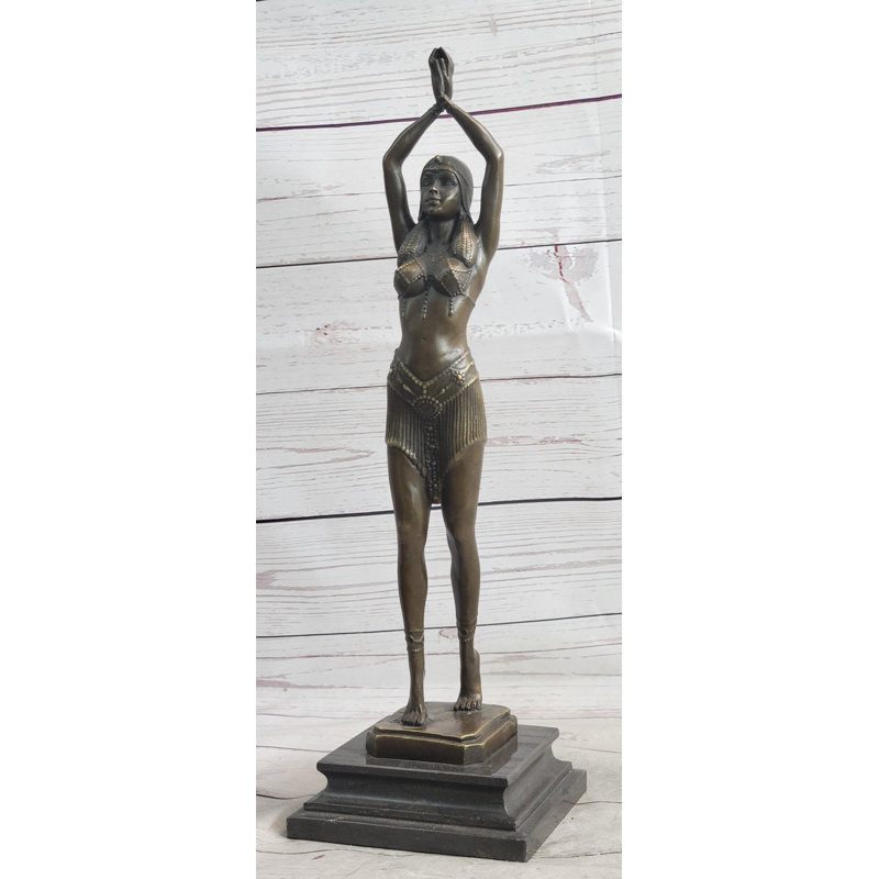 Statue de sculpture en bronze Alauna Chiparus
