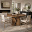 with Solid Wood Base Dining Table