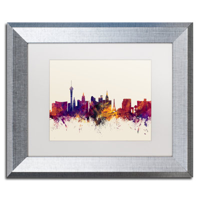 « las vegas n horizon », impression encadrée