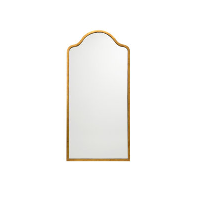 Scalloped Flat Wall Mirror