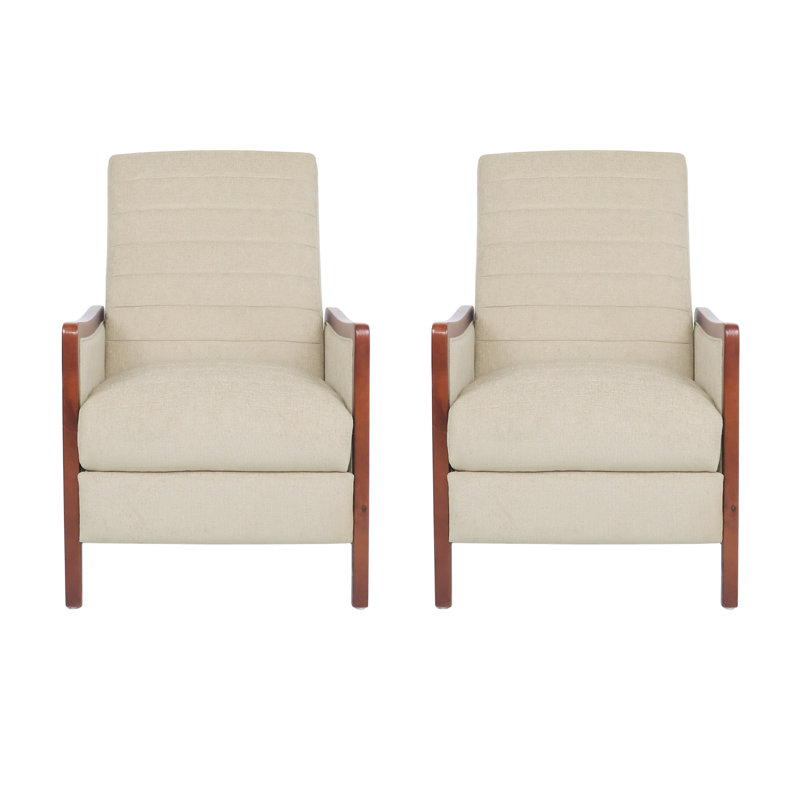 Fauteuil inclinable Kylisia, 100 % polyester SABLE