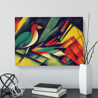 Creative Bird - Wrapped Canvas Painting