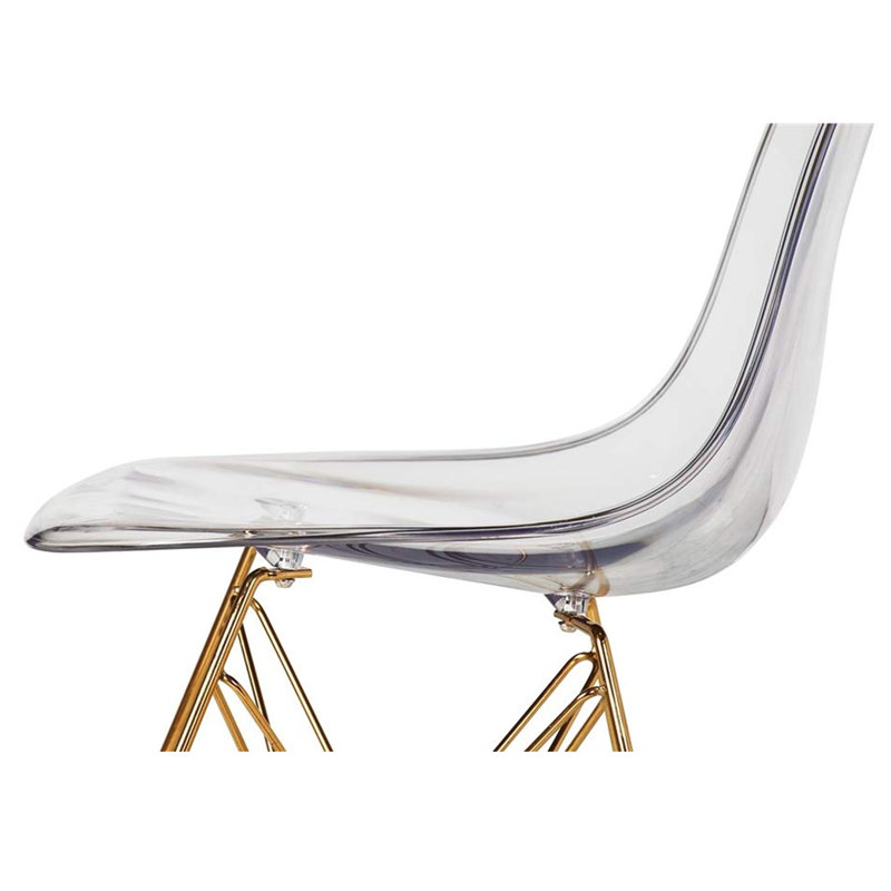 Chaise d'appoint en transparent