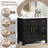 36'' Single Bathroom Vanity with Ceramic Top-1017924759