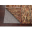 Tapis brun en laine noué à la main de conception unique 3 pi 4 po x 5 pi 1 po New Age