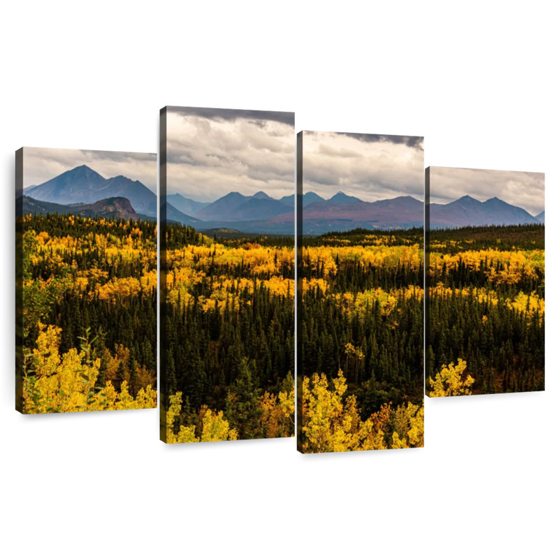 Forêt d'automne Harnek Denali, H 22 po x l 36 po