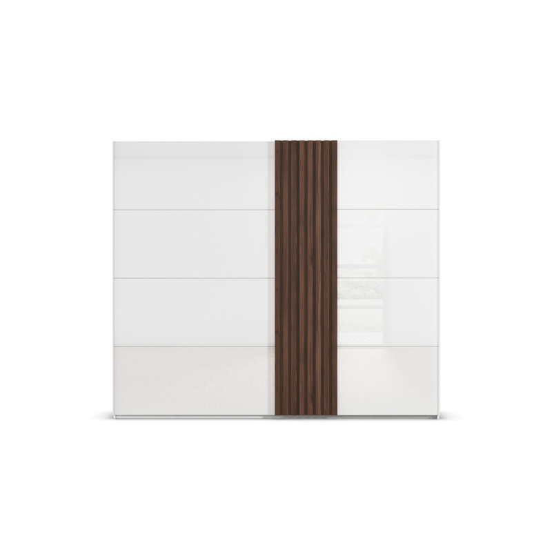 Tarello 2 Sliding Door Wardrobe available in many colour combinations glass front INCL. Delivery and Assembly