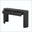 Console moderne avec design cannelé et plateau ovale-1488101583