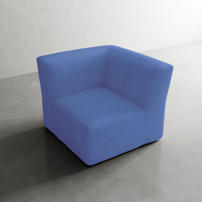Upholstered Corduroy Corner Wedge