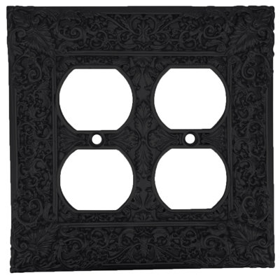 edgar berebi switch plate glendale 4 outlet switch cover in satin nickel plate