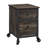 File Pedestal With Smooth-Glide Drawers, Mobile Accent Cabinet With Wheels-1607673770